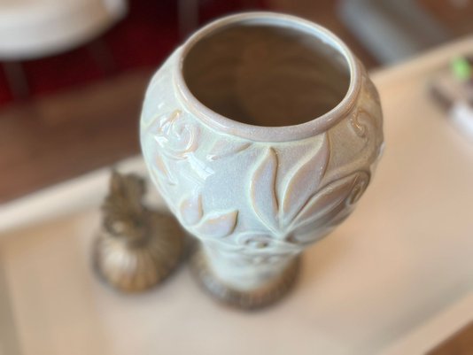 Cachepot de Cerâmica em alto relevo Grécia