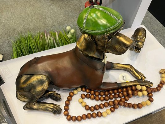 Cachorro Decorativo em Metal