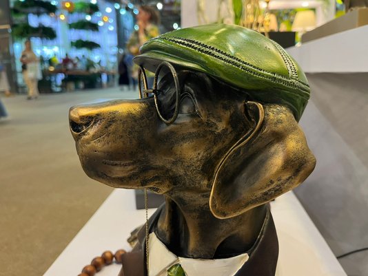 Cachorro Decorativo em Metal