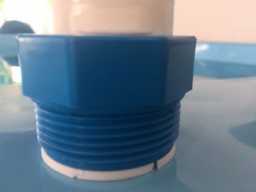 Adaptador Rosca Fina para Piscina de Fibra ou Concreto