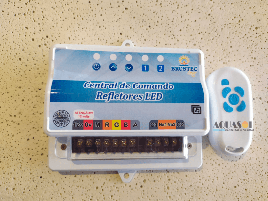 Central Comando Refletores RGB SMD Luxo com Controle