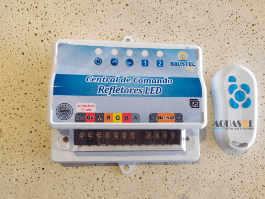 Central Comando Refletores RGB SMD Luxo com Controle