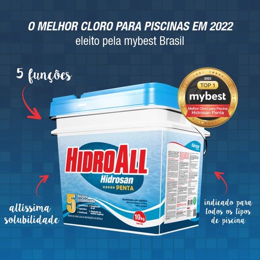 Cloro Granulado para Piscinas Hidrosan Penta 10 kg