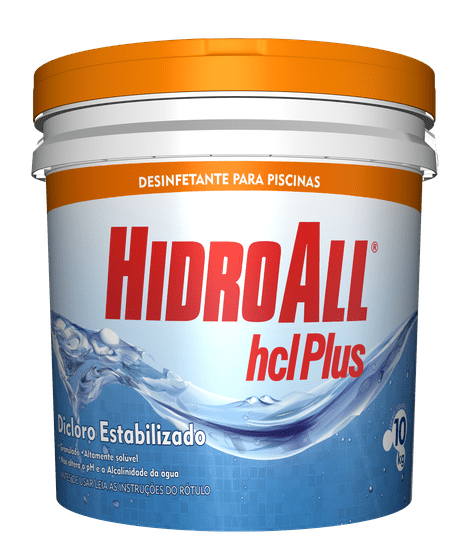 Cloro Hidroall  Granulado concentrado 10kg HCL PLUS