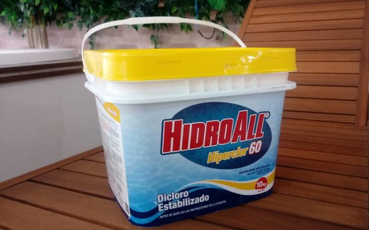 Cloro Granulado concentrado  HiperClor 60 Hidroall 10kg