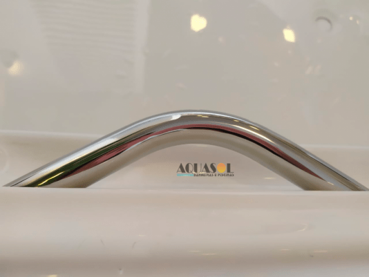 Conjunto de Alças de Apoio em aço Inox para banheiras Aquasol