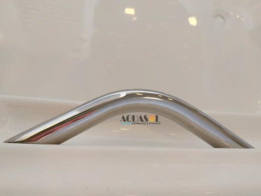 Conjunto de Alças de Apoio em aço Inox para banheiras Aquasol