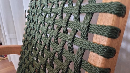 Conjunto de Mesa com 6 Cadeiras em Corda Náutica Para Piscina e Área Gourmet