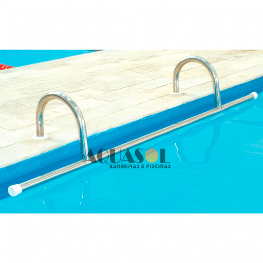 Corrimão em Aço Inox para Piscina com 1,5 Metros