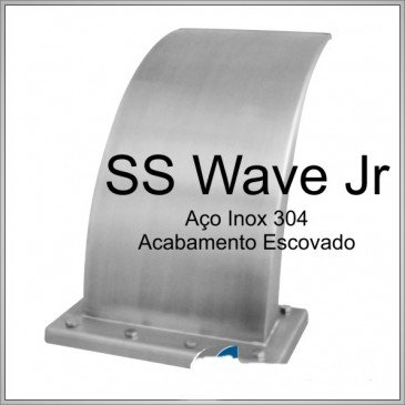 Cascata em Aço Inox 307 Wave Junior com 37 cm