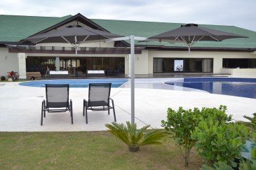 Ombrelone Duoflex Sextavado Com Dois Braços Articulados e Base Redonda
