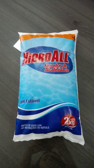Elevador de Alcalinidade Ph Estável Hidroall de 2 kg