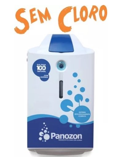 Gerador de Ozônio 15 para Piscinas 5 A 15 Mil Litros