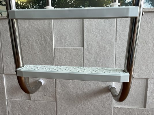 Escada Aço Inox com 2 Degraus ABS Anatômico para Piscinas