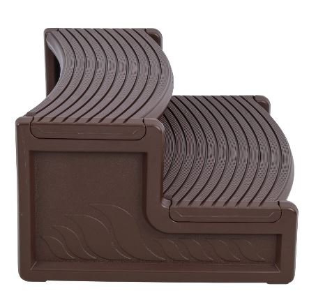 Escada Jacuzzi Dois Degraus de Polipropileno Antiderrapante para SPA