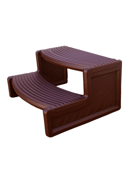 Escada Jacuzzi Dois Degraus de Polipropileno Antiderrapante para SPA