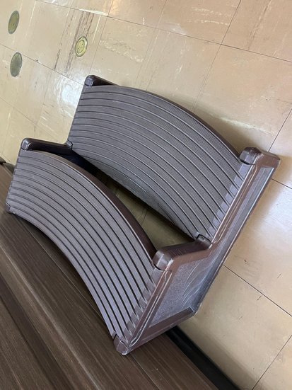 Escada Jacuzzi Dois Degraus de Polipropileno Antiderrapante para SPA