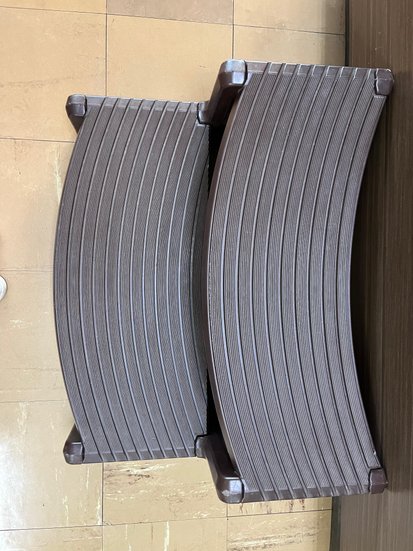 Escada Jacuzzi Dois Degraus de Polipropileno Antiderrapante para SPA
