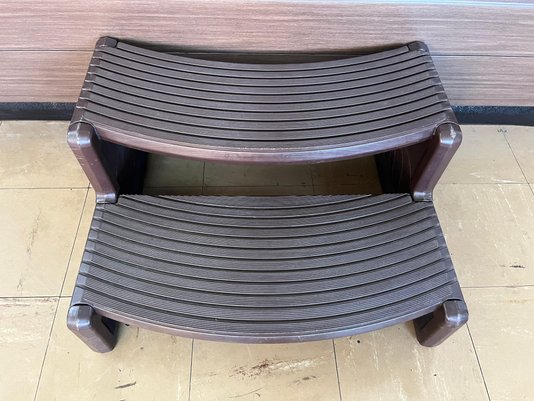 Escada Jacuzzi Dois Degraus de Polipropileno Antiderrapante para SPA