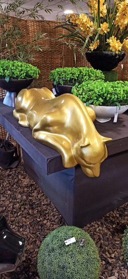 Escultura Pantera Bebendo Àgua para Piscinas