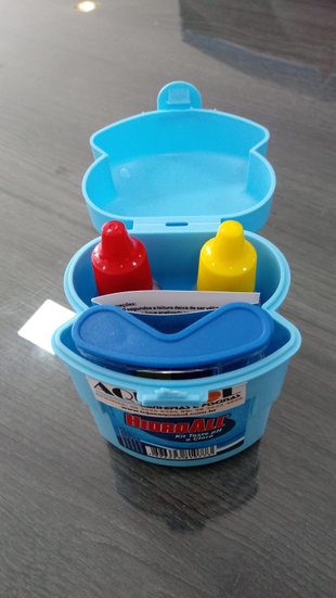 Estojo de Teste para Medir o pH e Cloro das Piscinas