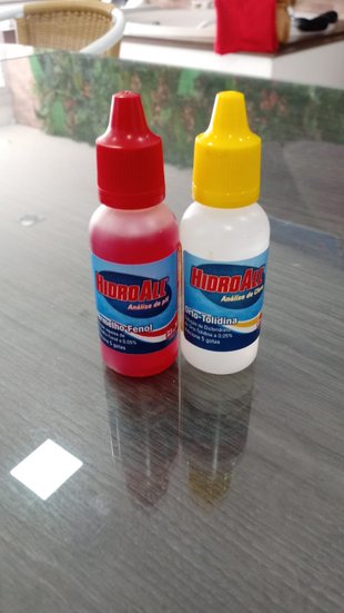 Estojo de Teste para Medir o pH e Cloro das Piscinas