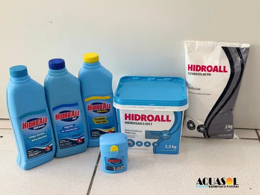 Kit Completo de Produtos para Limpeza de Piscinas (kit006)