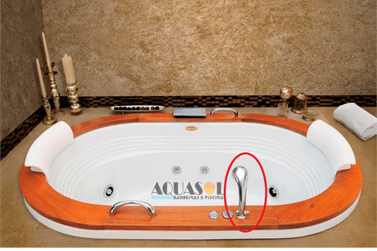 Kit Ducha Manual para Banheiras Jacuzzi Cromado