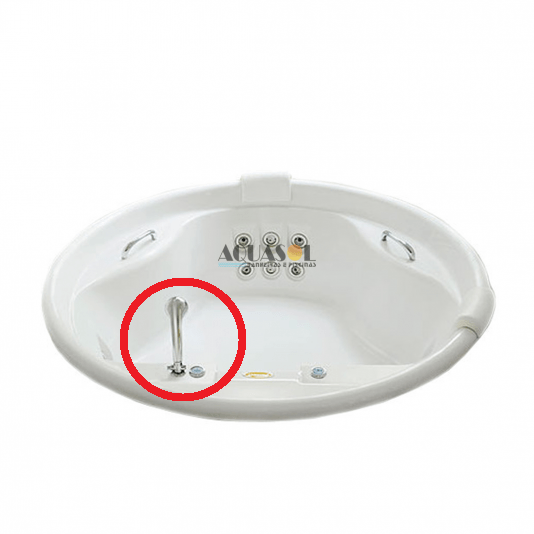 Kit Ducha Manual para Banheiras Jacuzzi Cromado