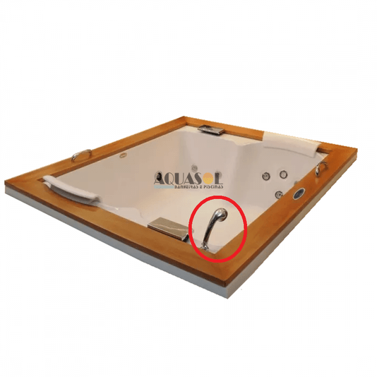 Kit Ducha Manual para Banheiras Jacuzzi Cromado