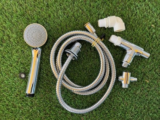 Kit Ducha Manual para Banheiras Jacuzzi Cromado