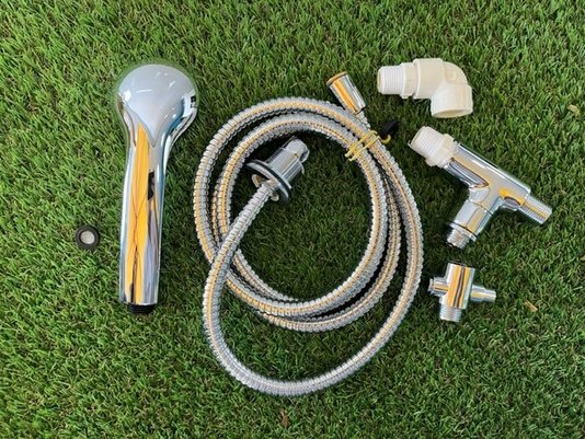 Kit Ducha Manual para Banheiras Jacuzzi Cromado