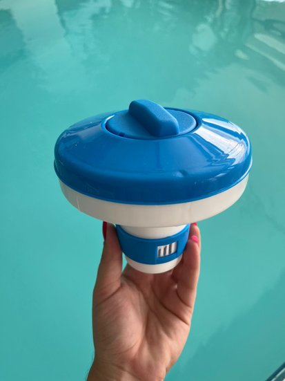 Mini Clorador Flutuante de Cloro Tablete para Piscinas