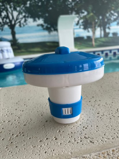 Mini Clorador Flutuante de Cloro Tablete para Piscinas