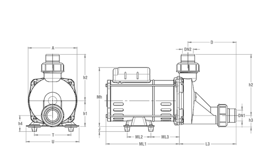 MOTOBOMBA FHG M 3/4CV- 99MM-NRY-127/220V- 2P-U-60HZ IP21- IRN-GCB-CZ STD*