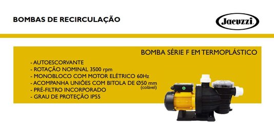 Bomba Auto-Escorvante 1/2 CV Monofásica 5F-M2 Série F