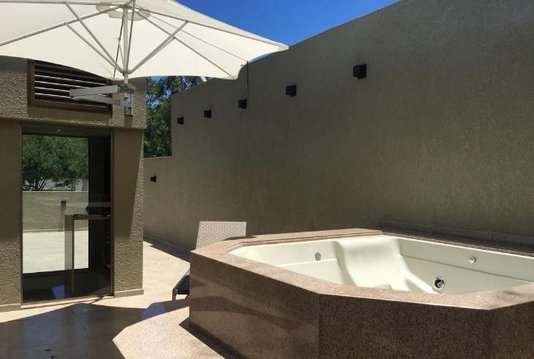 Ombrelone Wallflex Sextavado Com Braço Articulado em Alumínio