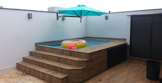 Ombrelone Wallflex Sextavado Com Braço Articulado em Alumínio