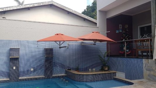 Ombrelone Wallflex Sextavado Com Braço Articulado em Alumínio