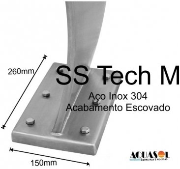 Cascata em Aço Inox 304 High Tech Media