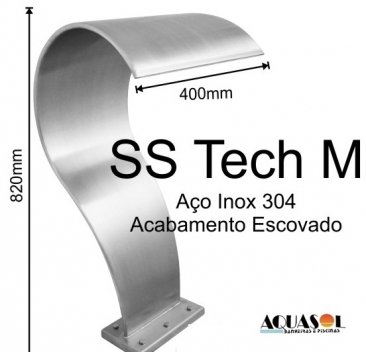 Cascata em Aço Inox 304 High Tech Media
