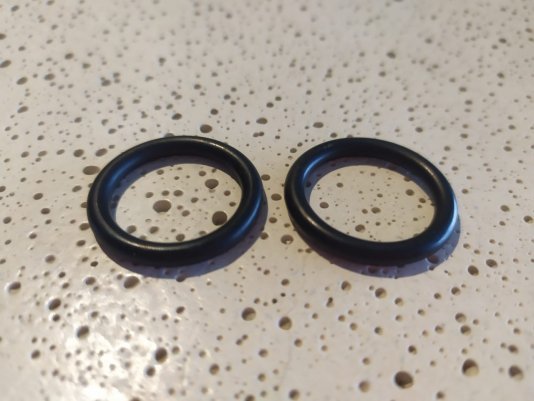 Par Anel Oring Eixo da Válvula  do Filtro Henrimar 2211