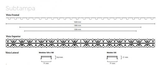 Ralo oculto linear Infinity Line