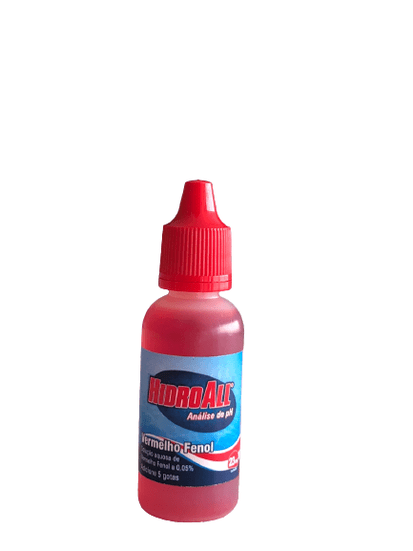 Reagente Vermelho Fenol para Teste de Ph 23 ml