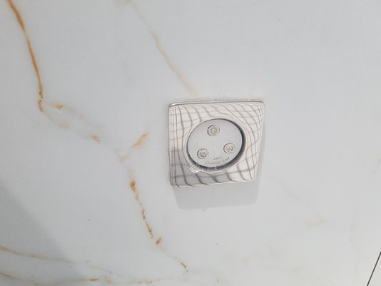 Refletor Led 25W inox Mini Quadra para Piscinas