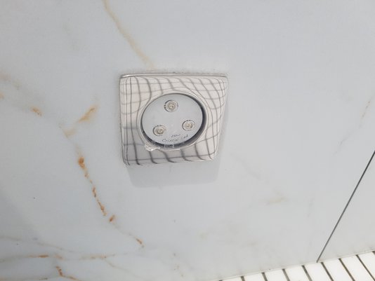 Refletor Led 25W inox Mini Quadra para Piscinas