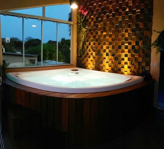 Spa de Canto Amazonas Slim Plus em Acrílico