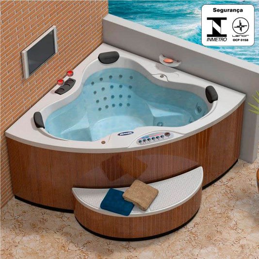 Spa De Canto Celebration Linha INNOVA em Gel Coat 220V Bifáfico
