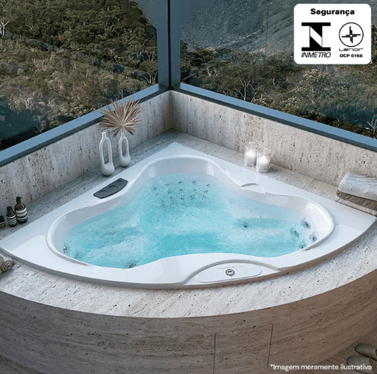 Spa De Canto Celebration Linha ECO em Gel Coat 220V Bifáfico