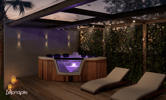 SPA de Canto Mônaco em Acrílico